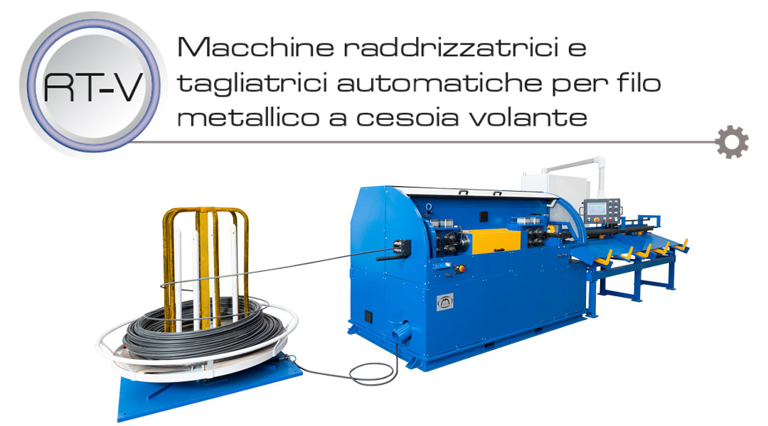 macchine raddrizzatrici rtv milani wire machinery
